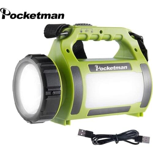 8000LM 80W LED Rechargeable Search Light Long Use Lantern Water Resistant 2 side night light lamp Outdoor Camping Spotlight