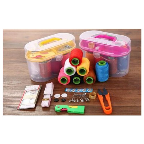 Sewing box set of 10 pieces,Large household sewing tools, rulers, portable travel sewing and sewing kits
