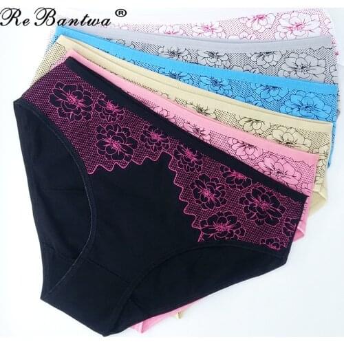 Oversize Underwear Cotton Panties Sexy pants Calcinha Plus Size 2XL 3XL 4XL Women Underwear Mothers Briefs Big Size lingerie