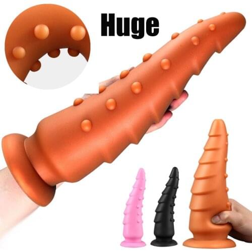 2021 Newest Anal Plug Dildo Sex Toys For Women Men Masturbators Bdsm Vagina Anus Expansion Prostate Massage Sucker Big Butt Plug