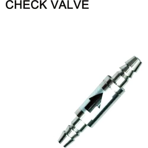 Aquarium CO2 check valve, stainless steel carbon dioxide equipment diffuser, prevent backflow check valve,link hose diameter 4mm