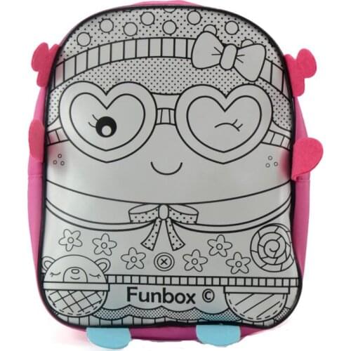 Eductional toys diy Drawing toys Graffiti Bag Handmade Painting Kindergarten backpack For Kids Children Gifts