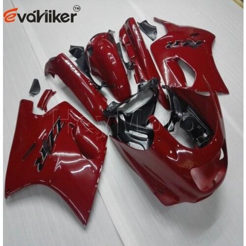 Motorcycle fairing for ZX11R 1990 1991 1992 1993 1994 1995 1996 1997 1998 1999 2000 2001 red ABS motor panels