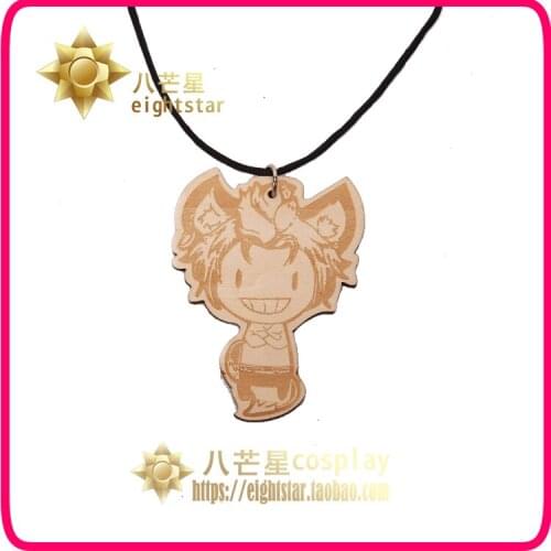Games Arena of Valor Baili Xuance Necklace Men Women Cosplay Replica Prop Jewelry Link Chain Wood Pendants Necklaces