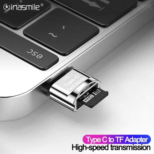 Micro USB To Micro-SD Adapter Smart Memory Card Reader For Xiaomi Laptop Type C To TF Adapter OTG Card reader For Samsung Huawei