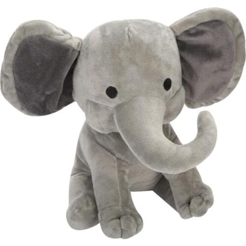 23cm Cute Elephant Plush Stuffed Toys Kids Baby Sleeping Animal Stuffed Bedding Toy Baby Doll for Children Gifts