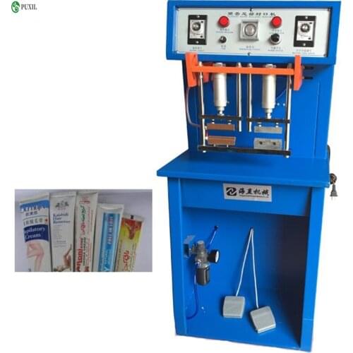 Pneumatic hose toothpaste cosmetic tube aluminum sealing machine plastic tube cosmetic date change sealer