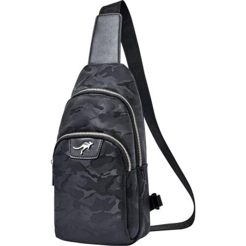 Luxury Brand Chest Pack Men Casual Crossbody Sling Bag Canvas Chest Bag Waterproof Oxford Travel Sling Bag Messenger Bag Male