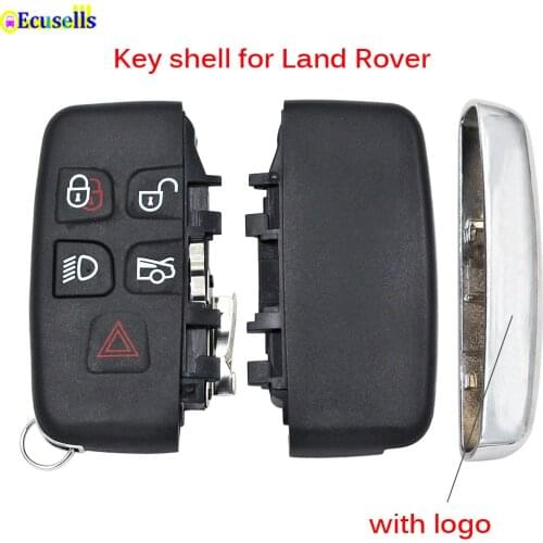 High quality Replacement Key Shell Smart Key case Fob 5 Button For Land Rover Range Rover Evoque sport LR4