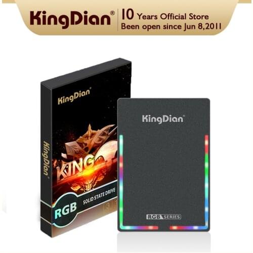 KingDian RGB SSD 1TB 512GB 256GB 128GB 2.5'' Solid State Drive Hard Disk