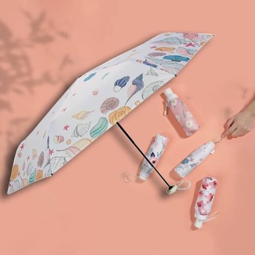 Automatic Folding Umbrella Rain Women Anti UV Sun Waterproof Umbrellas Paraguas Girls Parasol