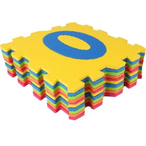10pcs/26pcs Colorful EVA Foam Baby Play Mats Flooring Puzzles with Numbers Alphabets Animals Fruits for Baby Crawling Exercise