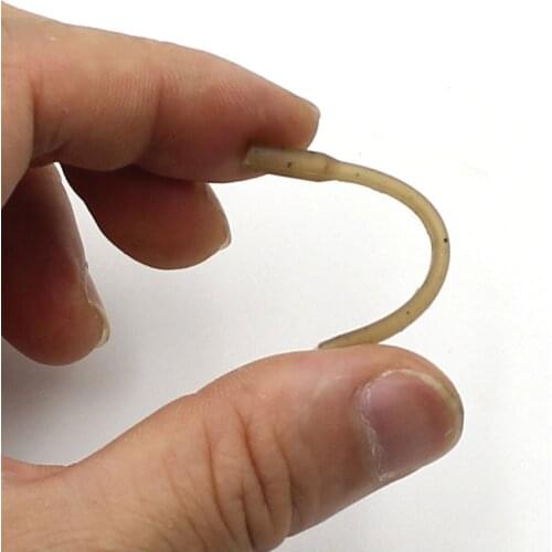 20pcs Carp Fishing Hook Sleeve Anti Tangle Rubber Carp Fishing Accessories Terminal Tackle Hair Rig Pesca