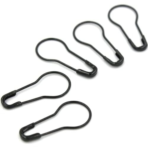 200Pieces/lot Metal Pins Gourd Pear Shape Safety Metal Clips Findings Fit Brooch For Garment Tag Hangtag Pins