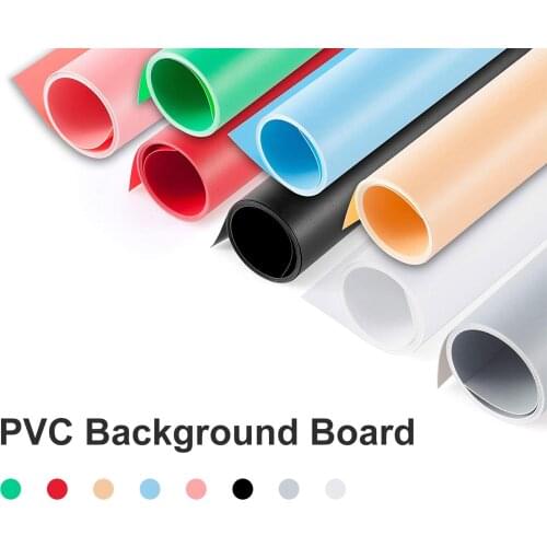 40x60cm Colorful PVC Photographic Backdrop Board Soild Color Waterproof Photography Background Pad for Photo Studio Camera