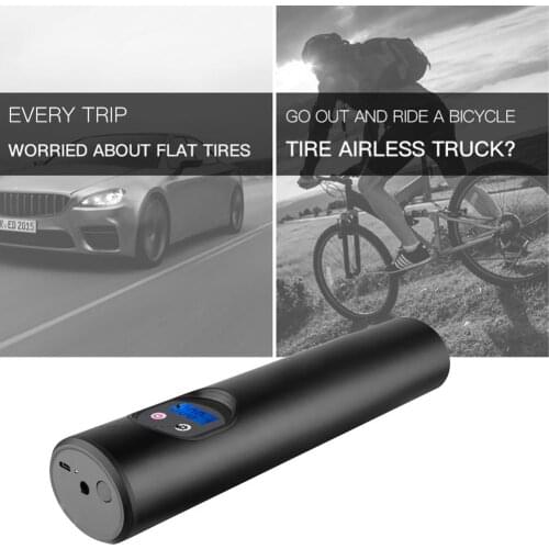 Car Wireless Inflatable Pump Portable Handheld Car Air Pumps Electric Tire Inflator Car Bike Digital Tire Inflator Pump