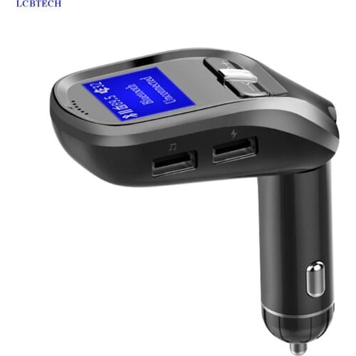 Car Bluetooth FM Transmitter MP3 Player Hands-free Wireless Car Kit USB Charging Interface Support TF Card USB Flash Driver