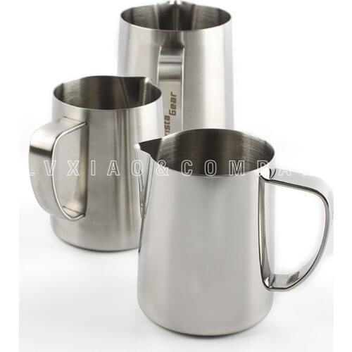 Barista Gear Milk Frothing Jug Pitcher Kitchen Coffee Stainless Steel Espresso Latte 12oz/20oz/24oz