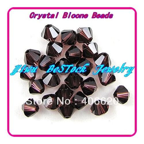 Free Shipping, 720pcs/Lot 4mm amethyst color Chinese Top Quality Crystal Bicone Beads