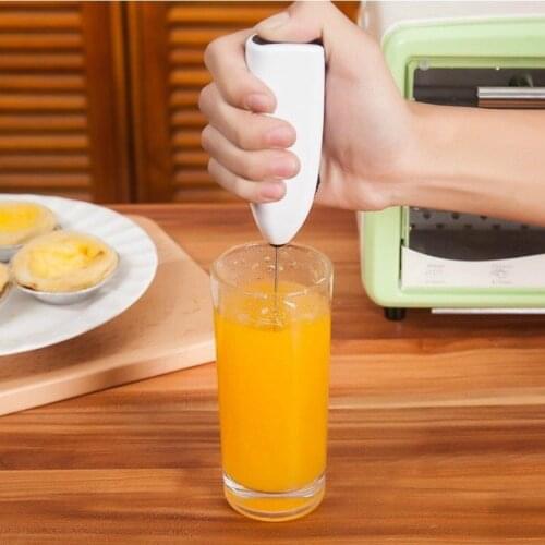 Household Electric Portable Stirring Rod Whisk Stainless Steel Electric Mixer Blender Milk Coffee Bubble Maker Whisk In Kitchen