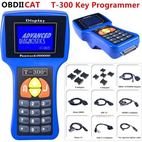DHL Ship!! High Recommend A++ Quality T300 Key Programmer V19.2 Englis & Spanish Version for Multi-Brands T300 Key Maker Ship