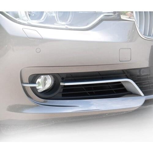 China Factory Musion Supply Auto Exterior Accessories For BMW F35 3 Series Front Bumper Chrome Moulding Trim Strip