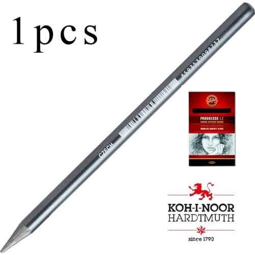 KOH-I-NOOR HARDTMUTH Progresso Woodless Graphite Sticks 1 Pcs, Professional Sketch Pens For Sketching Drawing Tool Art Supply
