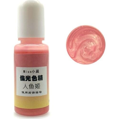 24 Colors Mermaid Crystal Epoxy UV Resin Dye Pigment Quick Dry Resin Glue UV Glue For DIY Jewelry Making Crafts Accessories