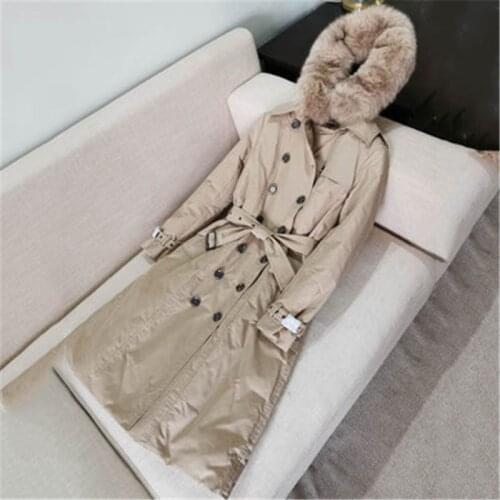 Lovepeapomelo Women's Hooded Trench Coats