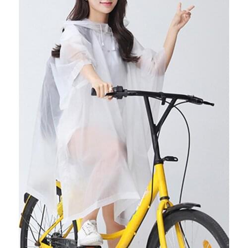 Riding Raincoat Thickened Impermeable EVA Eco-Friendly Hiking Camping Hooded Elastic Adult Hiking Outdoor Raincoats Waterproof