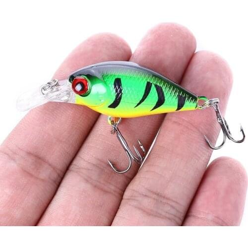 1PCS Minnow Fishing Lure 5cm 4g Topwater Hard Bait Wobbler Jig Bait Crankbait Carp Striped Bass Pesca Fishing Tackle SwimBait