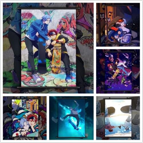 SK8 the Infinity Kyan Reki Hasegawa Langa HD Print Wall Poster Scroll