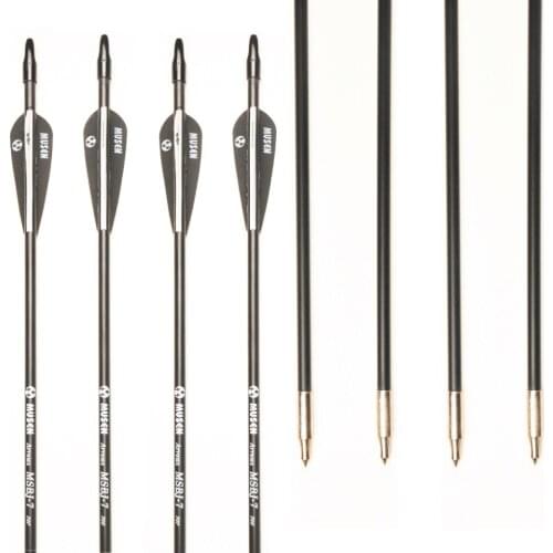 30 Inches Fiberglass Arrow Diameter 7mm Spine 700 for Recurve Bow Archery Shooting Hunting