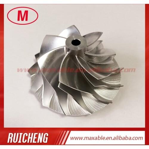 GT15-25 7+7 blades 47.00/61.98mm Point milling ,high performance,air curve Turbo Billet/milling/aluminum 2618 compressor wheel