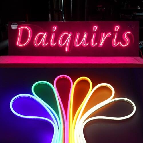 Waterproof LED Neon Signs Strips Flexible 12V Lamp For Kitchen Cabinet Bedroom Christmas DIY Make Logo Night Decoration Light
