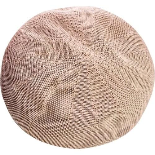 Knitted Beret winter adult knitted hat versatile leisure net red wool BERET wholesale autumn and winter 2021