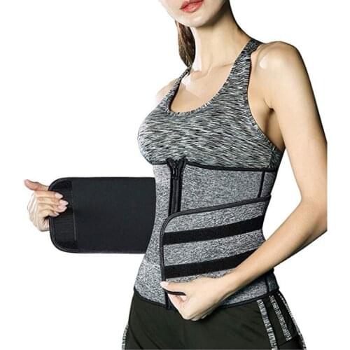 Tummy Control Strap Slimming Sweat Fat Burning Women Waist Trainer Neoprene Belt Weight Loss Cincher Body Shaper S-6XL Plus Size