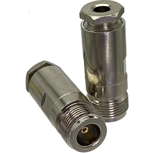 1pce Connector N female jack clamp RG58 RG142 LMR195 RG400 cable