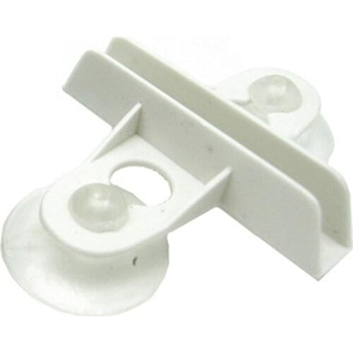 20 Pcs Aquarium Suction Cup Separator Clip White Plastic Divider Sheet Holder