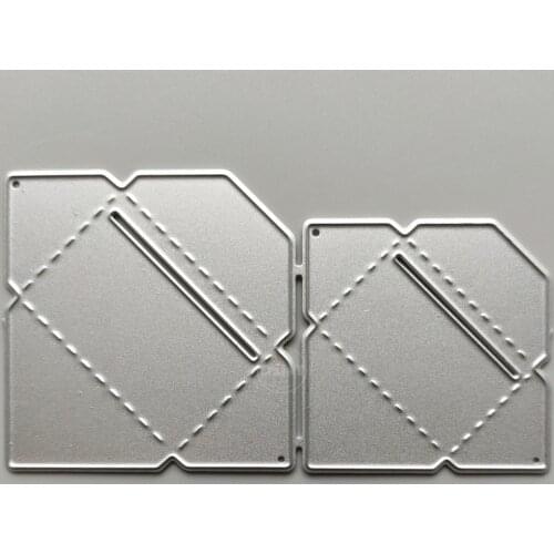 2021 Gift Box Metal Cutting Dies DIY Scrapbooking Paper Photo Album Crafts Mould Cards Embossing Mold Stencils for Decor