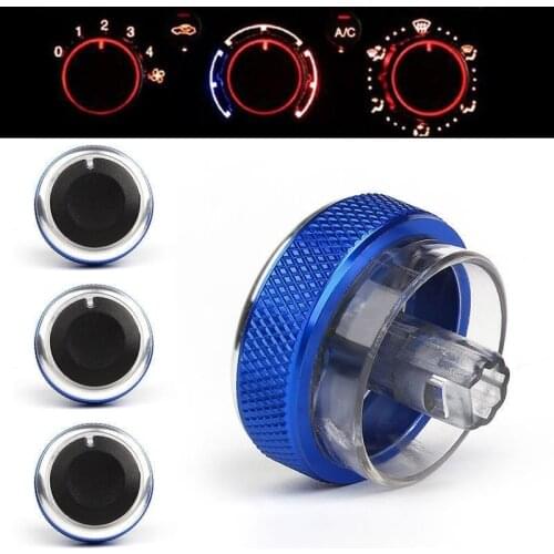 3Pcs/Se Air Conditioning heat AC Knob Car Heat Control Switch Knob For Ford Focus Sedan Hatchback For Ford Mondeo Accessories