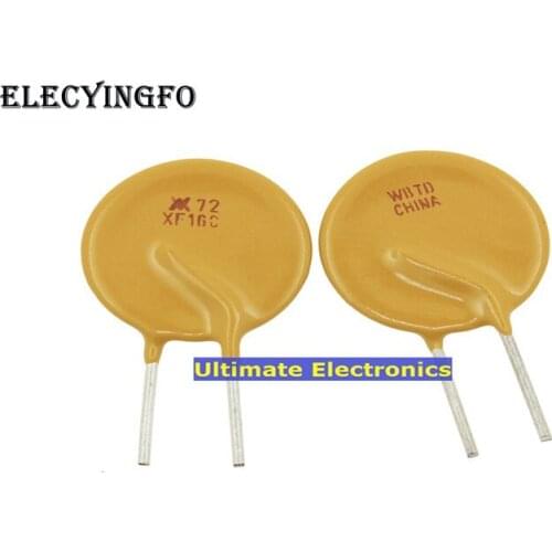30pcs PTC Resettable fuse RXEF160 72V 1.6A