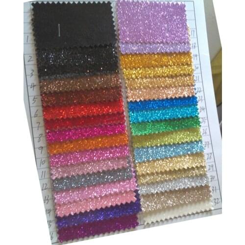 Glitter vinyl fabric / Smooth surface cloth backing/ vinyl leather fabric/ leather vinyl fabric/ artificial leather shiny fabric