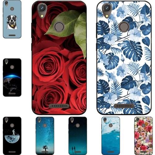 I am alone Phone Case For BQ 5530L Intense 2019 5.45 inch Bags Fashion Luxury Color Cartoon Printed Paint Mobile