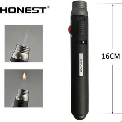 Lighter No gas) HONEST 1300 adjusts Gas Jet&Normal Lighter,Inflatable windproof lighter