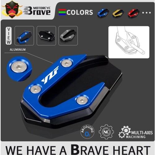 For YAMAHA YZF-R3 MT-03 2015-2020 MT-25 15-18 YZF-R25 13-18 Kickstand Sidestand Stand Extension Enlarger Pad MT03 MT25 YZFR3