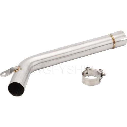 Motorcycle For Yamaha FZ6 2004 2005 - 2009 FZ-6 FZ 6 S2 / FAZER 04-09 FZ6 / S2 Escape Decat Pipe Exhaust Catalyst Delete Pipe