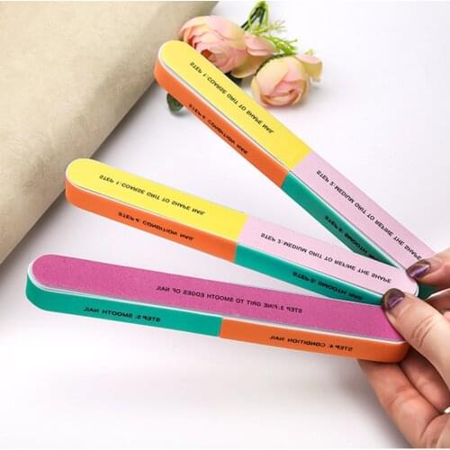 5PCS Sponge Nail File Nail Buffers Blocks Nail Polish Buffing Blocks Sanding Nails Art Accessories High Quality Manicure Tools