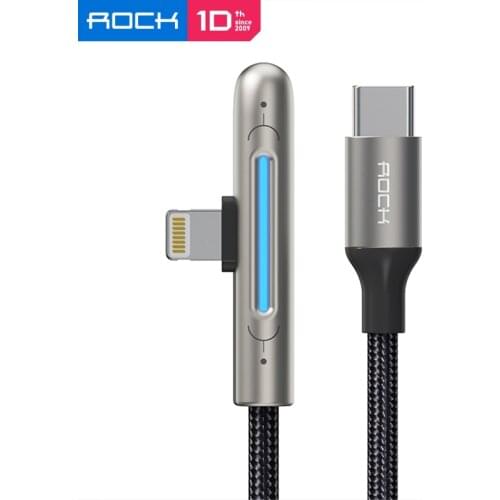 ROCK PD 20W USB C Cable For iPhone 12 Pro Max 11 X Xr Xs Fast Charging For iPad Air 4 Type C USBC Charger USB-C Date Wire Cord