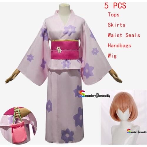 Anime Tokyo Revengers Tachibana Hinat Cosplay Costumes Ladies kimono Girls Women Japanese Halloween Dress Wigs for Women